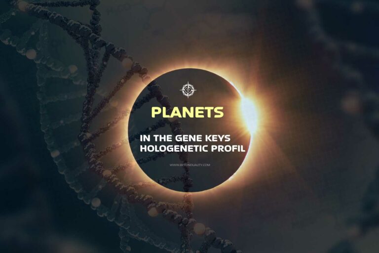 Planets in the Gene Keys Hologenetic Profile